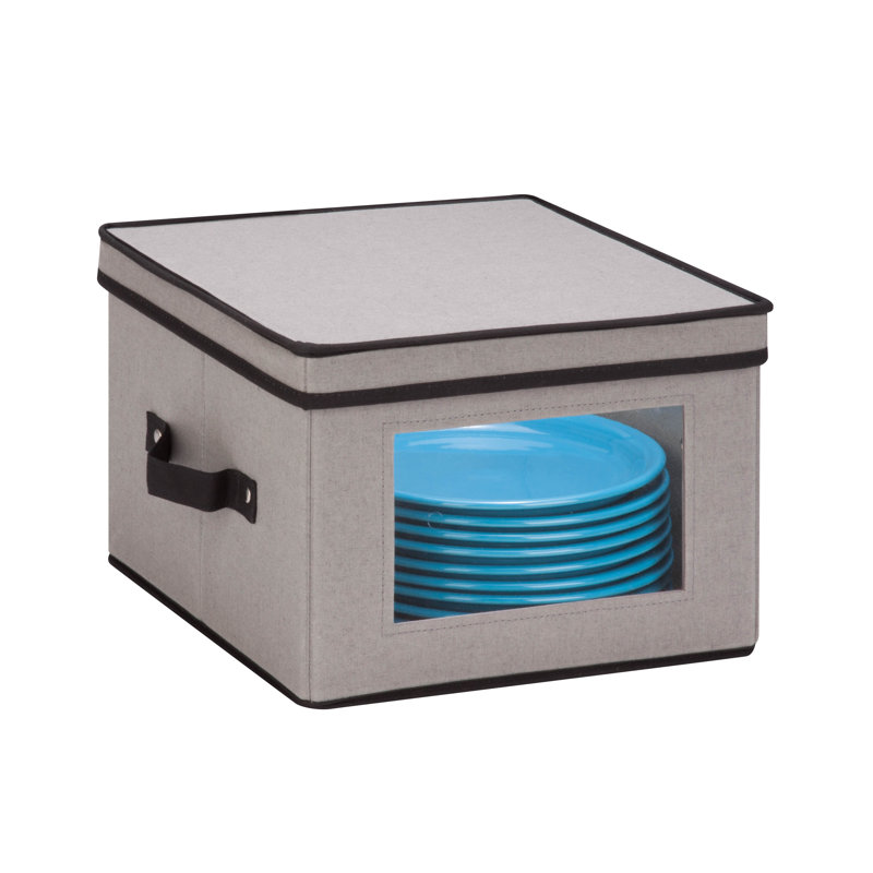 Boîte de rangement en tissu