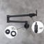 Robinet de lavabo mural avec robinet pivotant et bras articulés doubles-56648907