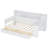 Wooden Daybed with Storage Shelves, Multi-functional Bed with Two Storage Drawers and Study Desk-1146771191-1146771184