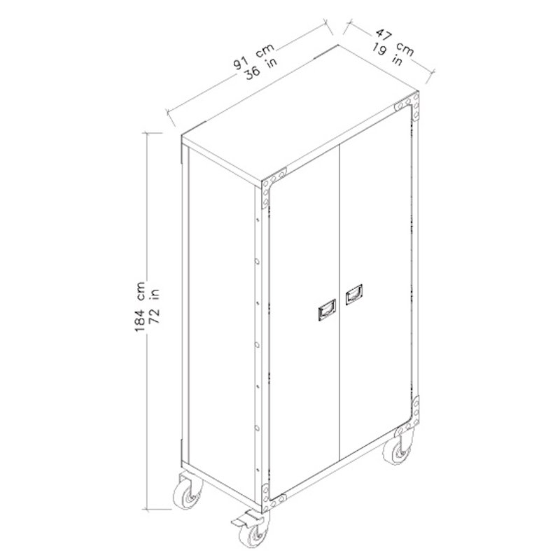 Solid Wood Storage System
