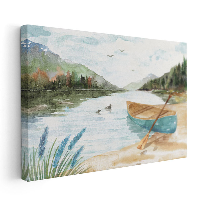 «Lake Love I», reproduction d'art sur toile, 20 x 30 po