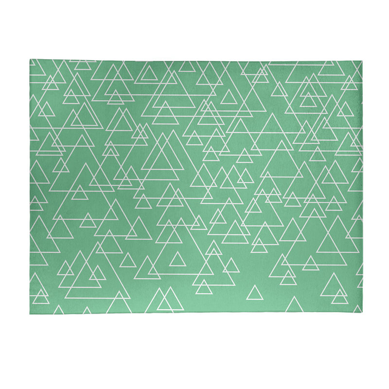 Tapis de zone verte triangles dispersed, Rectangle 5 pi x 7 pi