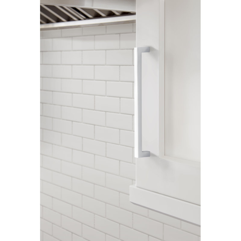Monument 7-9/16 inch (192mm) Center-to-Center Polished Chrome Cabinet Pull, Polished Chrome