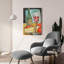 «Red Wine and Cheese» par Tim Nyberg, art mural en verre acrylique, 12 po x 16 po-766405117