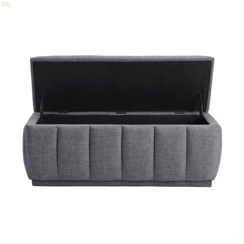 Revêtement de siège de rangement moderne 1pc, Gris