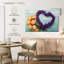 Hardie cœur décoratif et roses-107721316