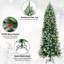 Arbre de Noël élancé vert et baies-1511183272