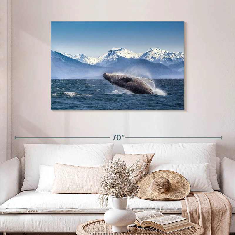 Brampt Humpback Whale Backflip, 30" H x 45" W