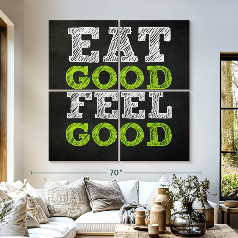 Tergel Eat Good Feel Good, H 57 po x l 57 po