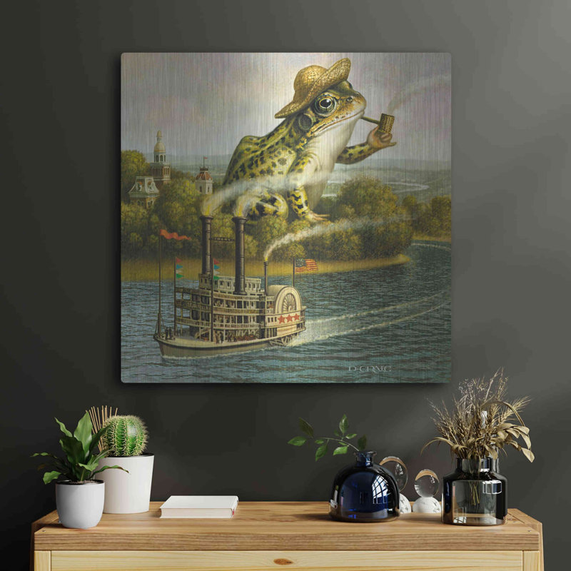 " Mark Twain " by Dan Craig, 24" H x 24" W