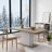 Extendable Dining Table for 6-10 People with Aged Wood Effect, Adjustable from 160-200 cm