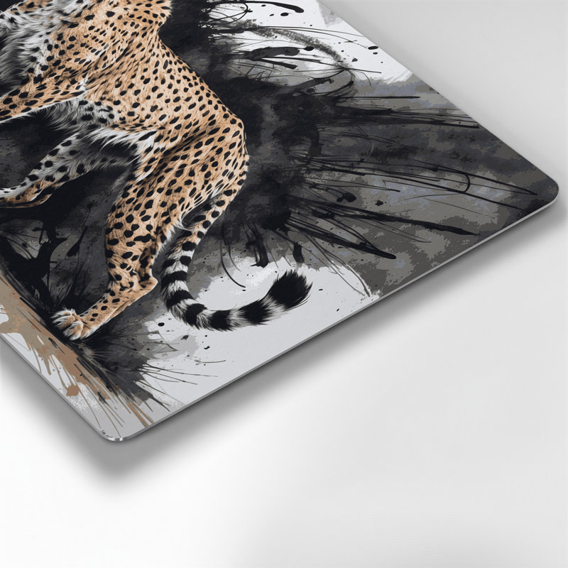 Art mural en métal «Big Cats», H 11 po x l 14 po