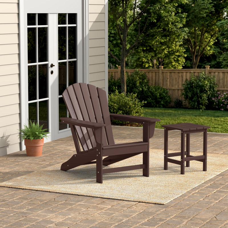 Chaise Adirondack en plastique Altura, Marron foncé