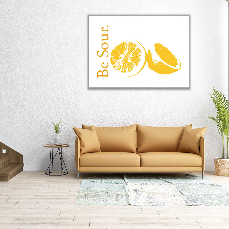 Be Sour - reproduction d'art sur toile, H 18 po x l 24 po