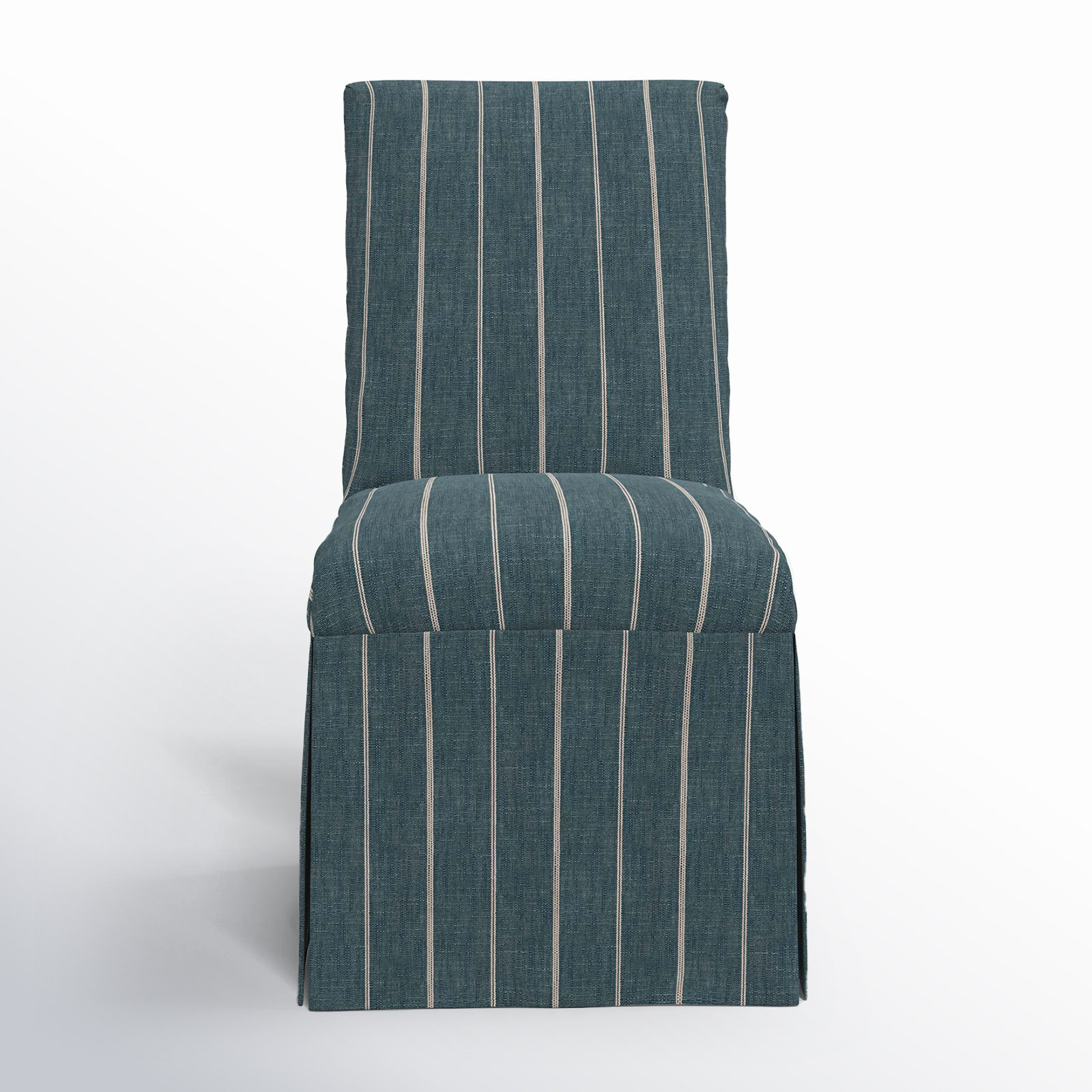 Silvia Parsons Dining Chair, Fritz Indigo Stripe