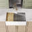 DeerValley 33" L X 20" W Workstation Farmhouse Kitchen Sink With Sink Grid, Cutting Board & Dish-Drying Rack