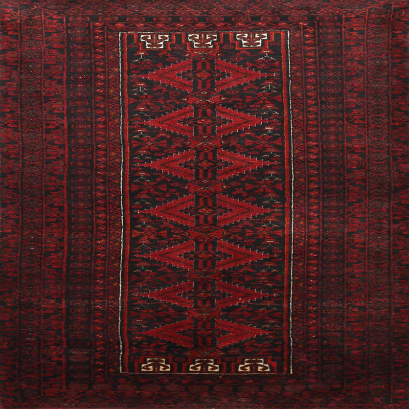 Castera Oriental Indoor Rug, Square 5'