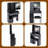 29 Inch Compact Vanity Desk with Sliding Mirror, Space-Saving Dressing Table and Stool Set-1070429883