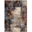 Tapis d'intérieur délavé de 5 pi x 8 pi (5 pi 3 po x 7 pi 10 po), bleu crème, moderne et contemporain - salon, chambre à coucher, salle à manger et cuisine-164092368