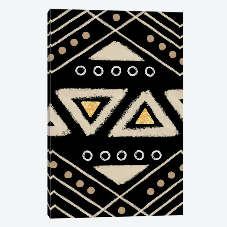 « motif ii », impression sur toile, H 18 po x l 12 po x P 1,5 po, Toile tendue, Pas de tapis