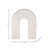 Modern Neutral Marble Horseshoe Tabletop Decorative Object-149648823