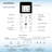 Lyon Elongated Electric Manual Bidet Toilet Seat With Self Cleaning Dual Nozzles, Rear & Feminine Cleaning, Heated Seat, Night Light, Wireless Remote, Warm Water