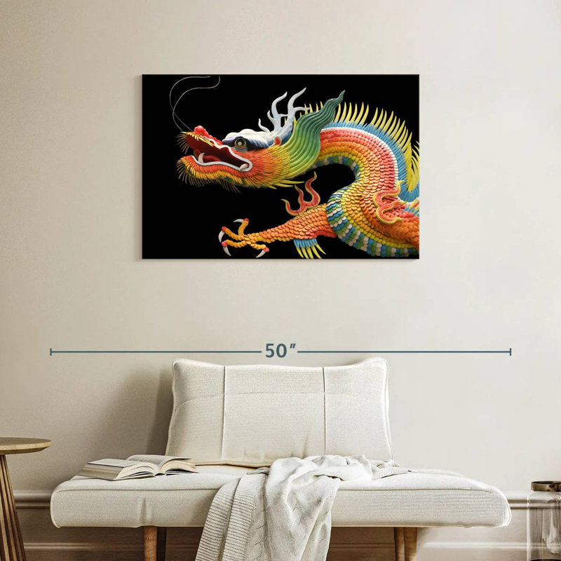 Traditional Dragon, 24" H x 36" W