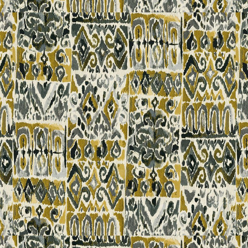 Tissu jacquard Abbeyshea Dance, Métal