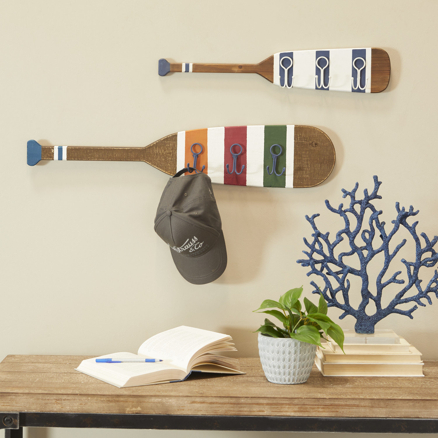 Beachcrest Home Turbeville Wall 6 Hook Wall Mounted Coat Rack Reviews Wayfair