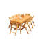 Surfliner Outdoor 9 - Piece Teak Dining Set
