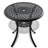 Outdoor 5 Aluminum Dining - 4 Swivel Chairs & 30.71" Round Table Withstand Different Weather Situations For Garden All-Weather Made Of Strong Use-1904137596