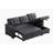 Convertible Upholstered Sectional Sofa with Pull-out Chaise-489679510-489679498
