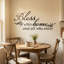 Décalcomanie murale «Bless this home and all qui entre» -1184225847-1184256306