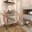 Metal Rolling Round 2 Mirrored Shelf Bar Cart with Top Handle-65056100