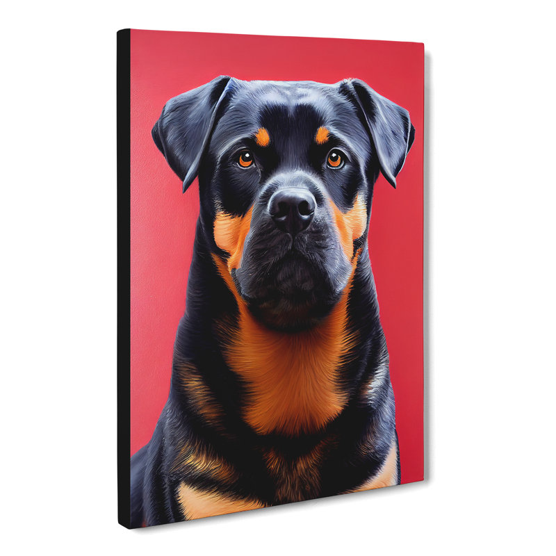 Rottweiler Vol.4 - Wrapped Canvas, 50cm H x 35cm W x 3cm D