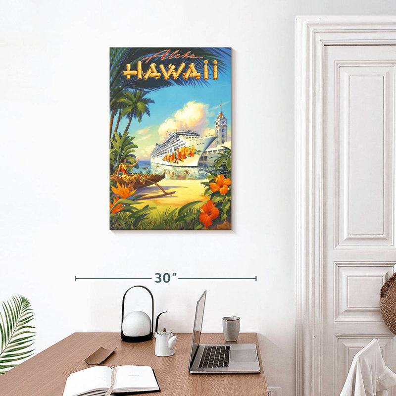 Gillard Pride of Hawaii, H 30 po x l 20 po