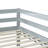 Twin-Size Solid Wood Low Loft Bed With Ladder-1089160928