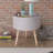 Nayeli Glass End Table with Storage-1134748563