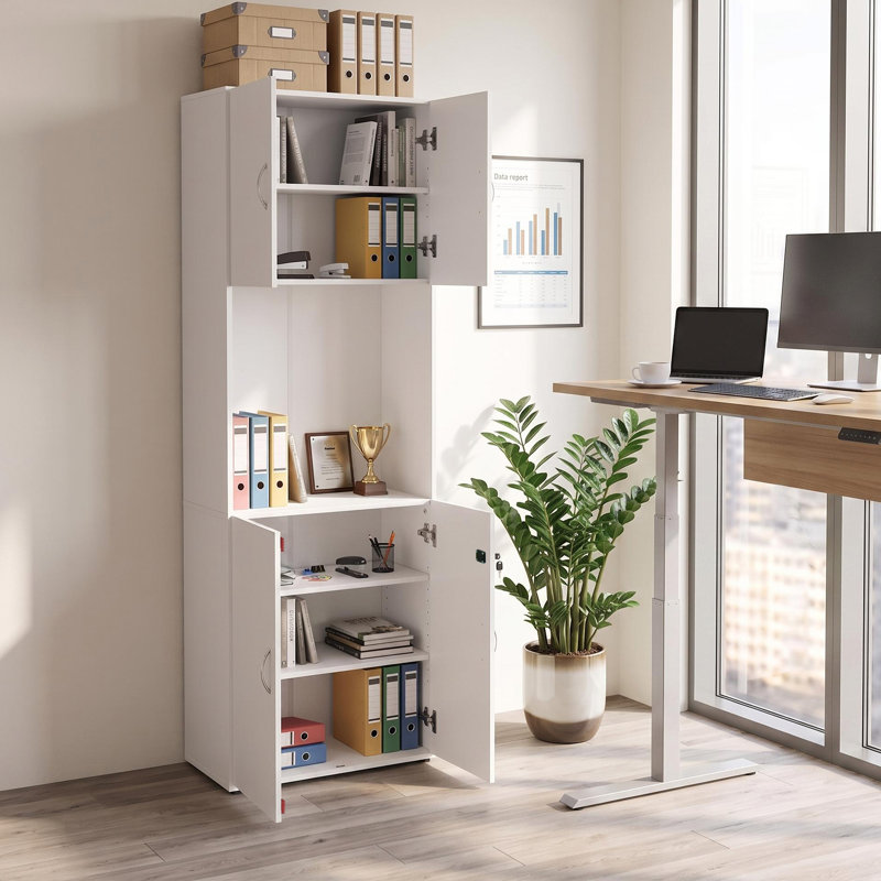 4 -Door 3 -Shelf Storage Cabinet