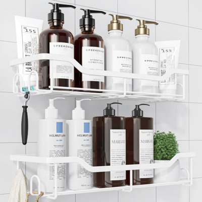 Serviteur de douche en acier inoxydable, paquet de 2