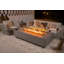 Savanah 72" Travertine Natural Gas Fire Pit Table with Wind Guard, Burner Lid, & Cover-1157814941