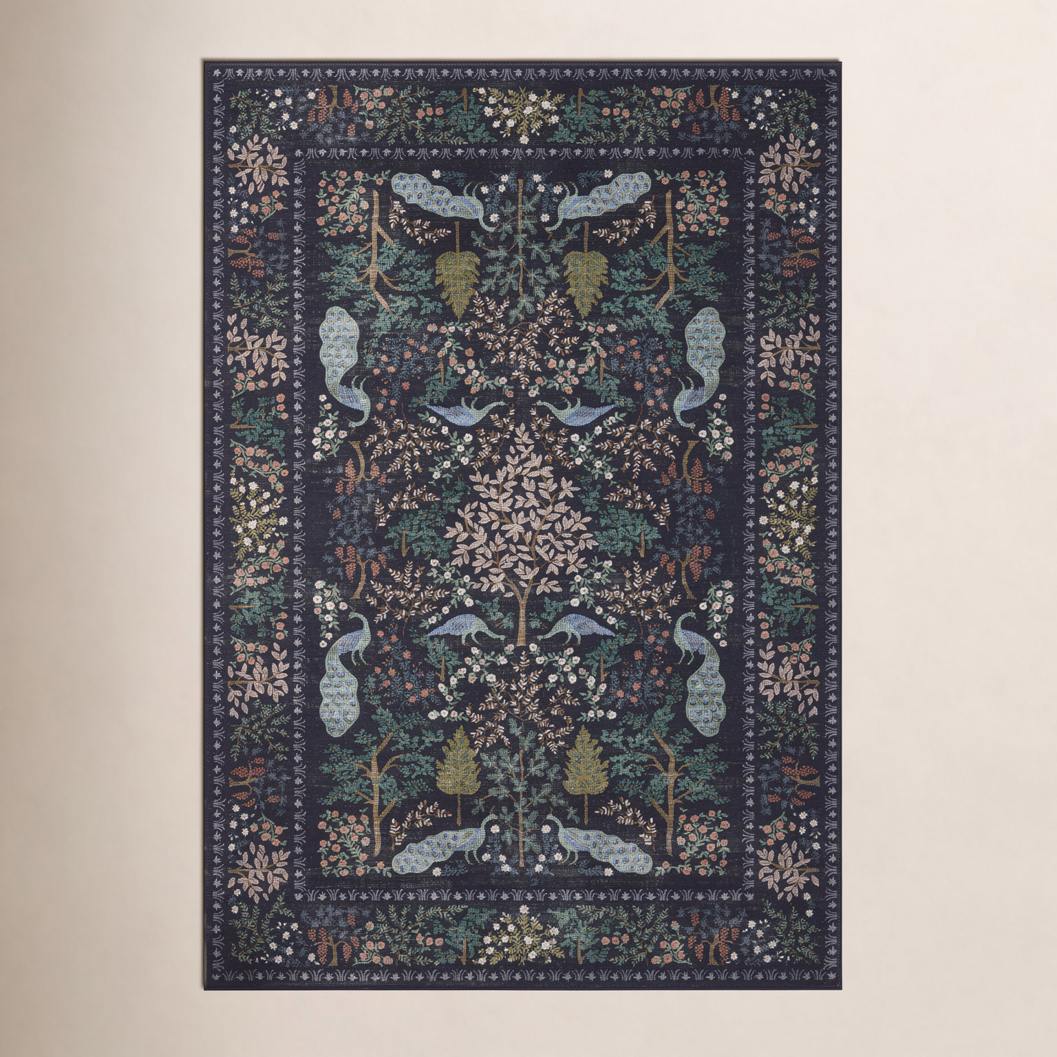 Canopy Charcoal Area Rug, Rectangle 7'6" x 9'6"