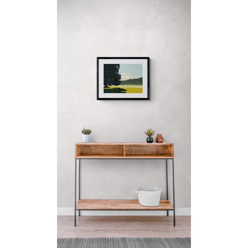 Field And Fog, Early A.M Print by Evan Sklar