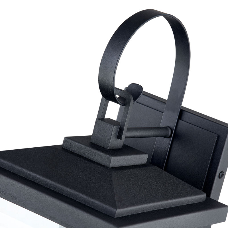 Applique murale d'extérieur noire 19,75 po Kaveeta