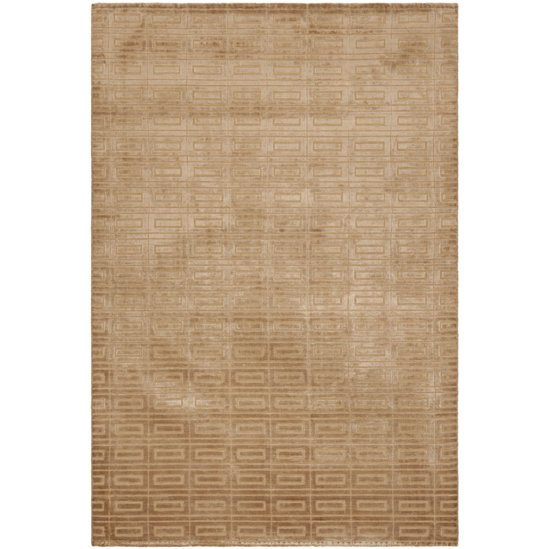 Tapis géométrique tissé à la main Danyele, Rectangle 9 pi x 12 pi