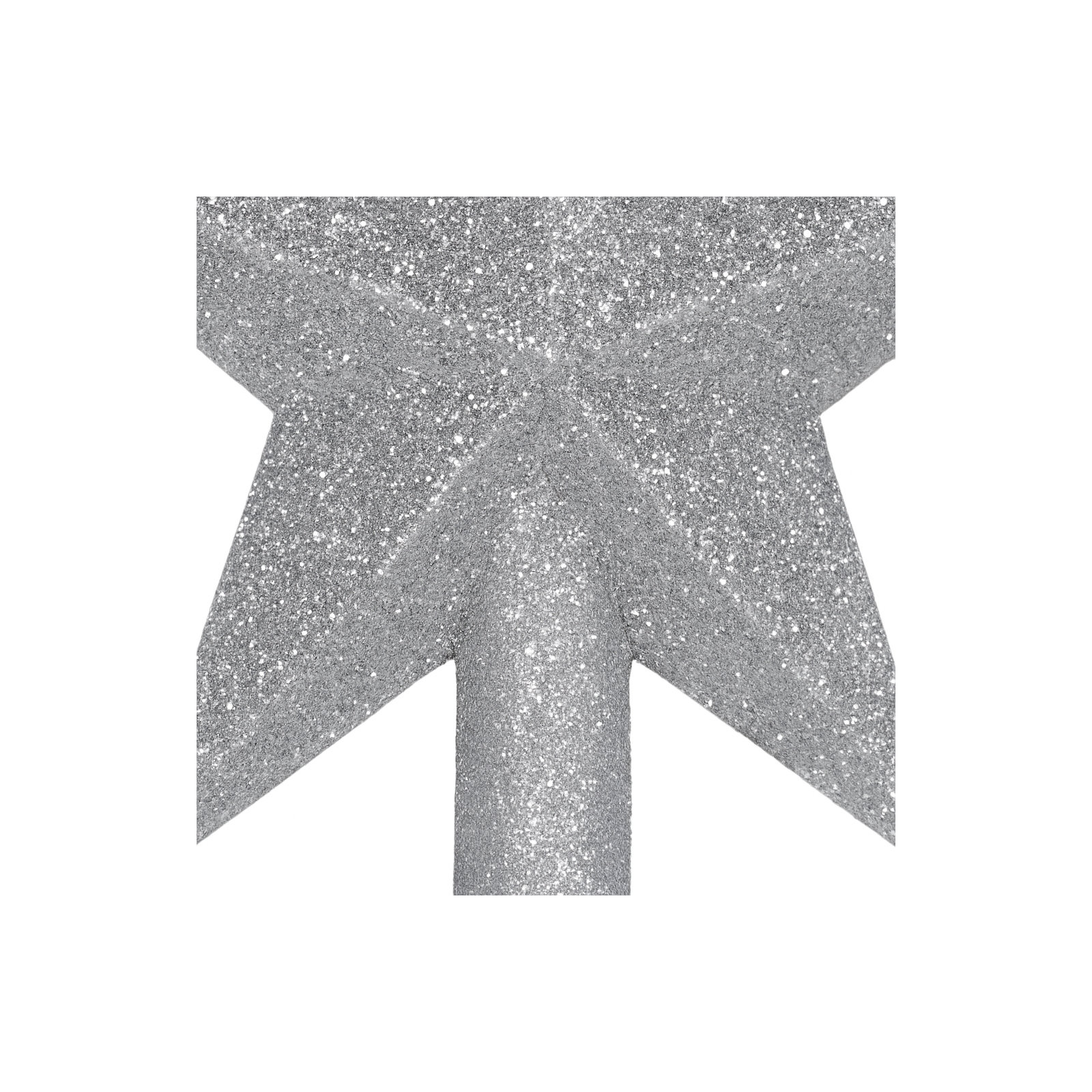 Silver Star Tree Topper, Silver