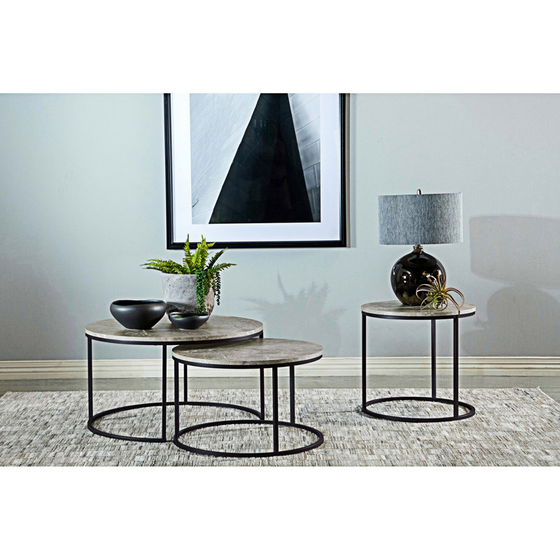 Table basse ronde