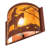 Rustic Lodge Bronze Flush Mounted Sconce-16183280