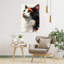 «Vibrant Calico Cat Portrait», art mural contemporain-129149586