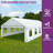 40 Ft. W x 20 Ft. D Steel Party Tent